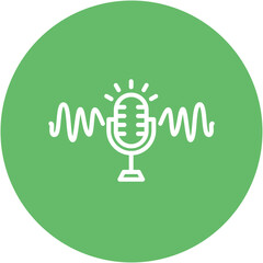 Sticker - Voice Command Dashboard Icon