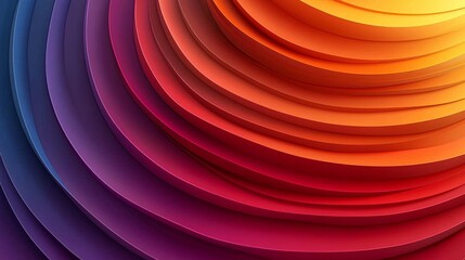 Abstract colorful layered circles