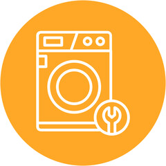 Wall Mural - Washing Machine Repair Icon