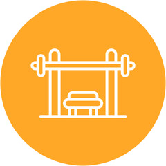 Poster - Weight Bench Icon