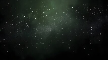 Wall Mural - ethereal green space with sparkling lights abstract background for dreamy and cosmic designs