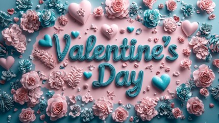 A pastel pink and mint gradient background with 