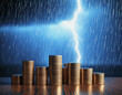 © lll - Tax Savings, Inflation, and Financial Struggles Illustration