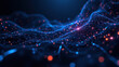 © Tameem - Abstract digital cloud with glowing lights, representing ci/cd processes or a networked environment.