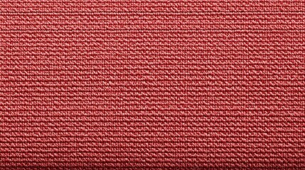 Red Woven Fabric Texture Close Up