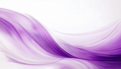 Poster - soft purple wave gradient abstract design with flowing lines, smooth texture and light tones for modern decor or background