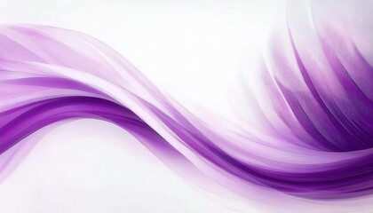 Poster - soft purple wave gradient abstract design with flowing lines, smooth texture and light tones for modern decor or background