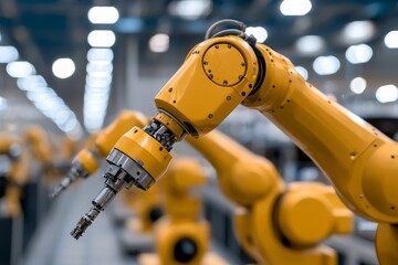 Aufkleber - Factory automation. Smart factory. INDUSTRY 4.0. Using IOT software to control facilities.