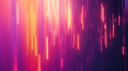 Glowing digital symbols in abstract form, representing the essence of modern coding and technology.