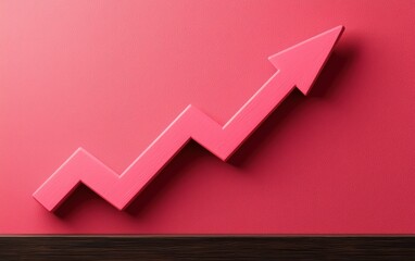 a growth chart symbolizing increased finance, business success, and prosperity.