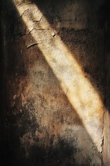 Wall Mural - Light beam on textured wall, interior, grunge, design