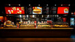© Kondor83 - Modern fast food restaurant interior