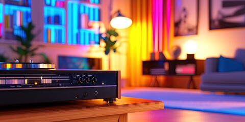 modern high fidelity home audio system