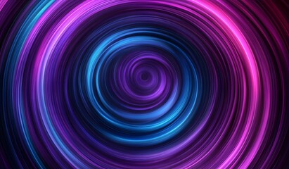 Wall Mural - abstract background with glowing circles