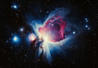 Wall Mural - Deep space, galaxy, starry sky. Cosmos background.