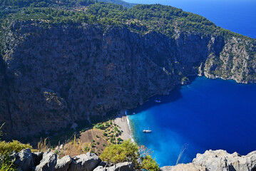 Canvas Print - Kelebekler Valley, located in Fethiye, Turkey, is a world-famous tourism region.