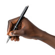 © Mike Mockup - Hand Holding a Pen, Ready to Write: Perfect for Writing, Education, Business, Notes, Signature, Creativity, Learning, Office, and Documentation Concepts.