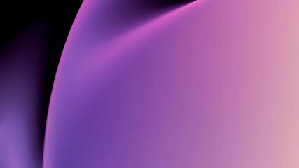Poster - Abstract gradient with smooth curves, purple and pink colors. Modern digital art concept