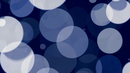 Aufkleber - Bokeh light circles on dark background, abstract glowing pattern concept