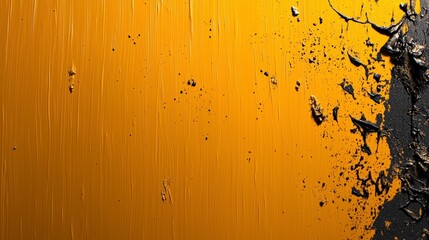 Wall Mural - Golden Texture Background  Abstract Gold   Black Paint Splashes