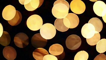 Aufkleber - Bokeh lights on a dark background, abstract festive concept
