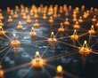 © Thanaseth - Global communication network with interconnected business nodes