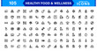 © MDSalim - Modern Wellness and Healthy Food Icons. Clean and Versatile Icons for Well-Being, Mindful Living, Health Tracking, and Organic Foods