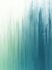 Wall Mural - Vertical abstract lines evoke gentle spring rain with shades of blue and green creating a soothing atmosphere for reflection. Generative AI