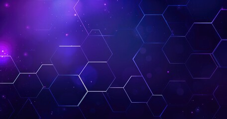 Wall Mural - abstract beautiful background with a hexagon pattern for technology, science or business concept