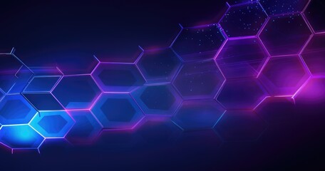 Wall Mural - abstract beautiful background with a hexagon pattern for technology, science or business concept