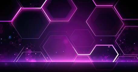 Wall Mural - abstract beautiful background with a hexagon pattern for technology, science or business concept