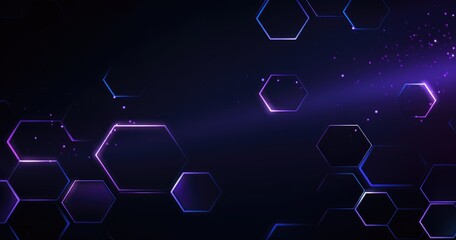 Wall Mural - abstract beautiful background with a hexagon pattern for technology, science or business concept