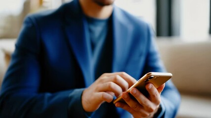 Man Using Phone
