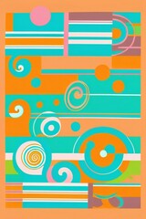 Wall Mural - Colourful Design