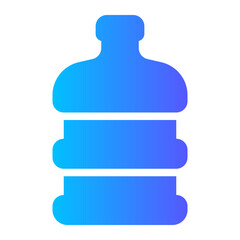 Wall Mural - water gallon gradient icon