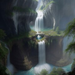 Wall Mural - Waterfall 