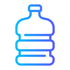 Wall Mural - water gallon gradient icon