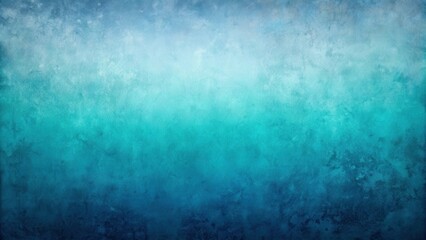 Leinwandbilder - Abstract Teal and Blue Gradient Texture Background for Design Projects