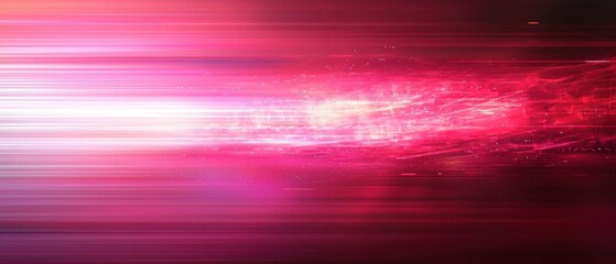 Wall Mural - A pink and white background with a red line that is blurry. Generative AI