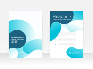 Wall Mural - cover report brochure flyer banner pattern background.