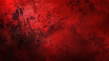 Poster - Abstract Red Grunge Texture Background