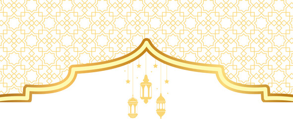 Wall Mural - Islamic Header with Lantern