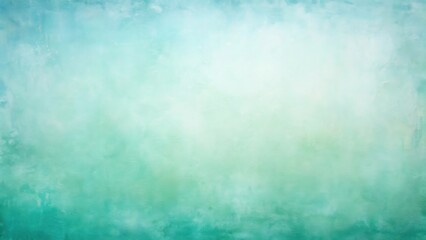 Poster - Serene Aqua Gradient Background A Soft, Textured Teal and White Abstract Design for Peaceful Projects