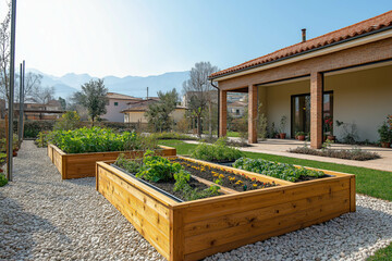 Wall Mural - Urban Vegetable Garden