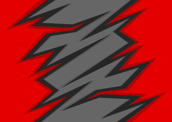 Wall Mural - abstract background with jagged arrow pattern and with some copy space area