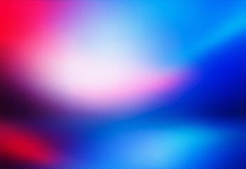 Aufkleber - Grainy texture background with a smooth gradient of red, white, and blue. Vibrant colors blend in an abstract and blurred pattern.