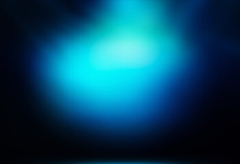 Wall Mural - grainy textured background with a smooth blue gradient. a dark backdrop creates a visually interesti