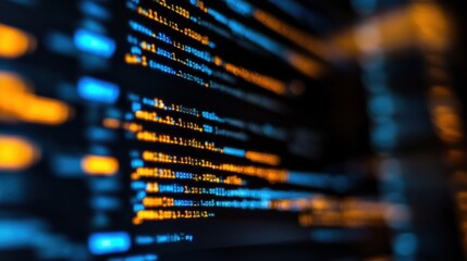 abstract code background digital technology programming software