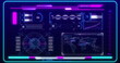 © vectorfusionart - Image of digital data processing over screens
