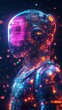 © Muhawaii - Design an ultra-detailed glowing neon AI-inspired concept with futuristic digital elements